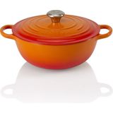 Le Creuset Braadpan Signature - Marmite - Oranjerood - ø 32 cm / 7 liter