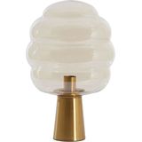 Light & Living Tafellamp Misty - Amber/Goud - 30x30x46cm - Modern