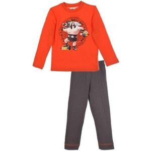 Minions - 2-delige Pyjama-set - Model ""Wrestle Minions"" - Rood & Grijs - 98 cm - 3 jaar