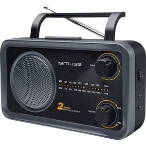 Keukenradio met FM en MW, Draagbare Kofferradio met AUX-ingang