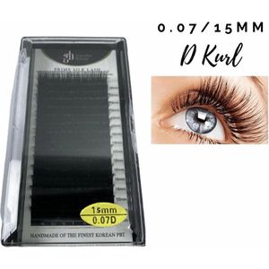 Wimpers Extensions - Prime Silk Lashes - 15mm - 0.07 D Krul