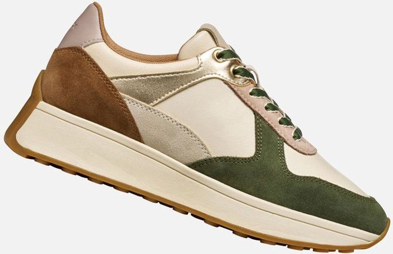 GEOX - Amabel - Sneakers - Kastanje - Leer