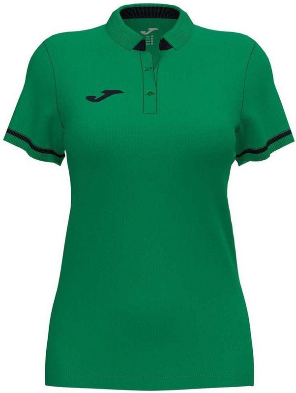 Joma - Championship Vi - Poloshirt - Groen - Korte Mouw - Vrouw
