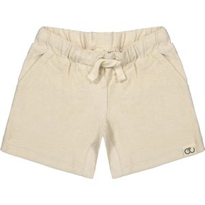 Xander - korte broek jongens - badstof - beige - maat 80