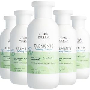 Wella Elements Calming Shampoo 250ml - 5 Stuks - Voordeelverpakking