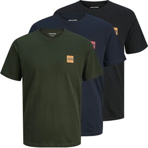 JACK&JONES - JJBRANDY TEE SS CREW NECK 3PK MP PLS - Heren - T-shirts