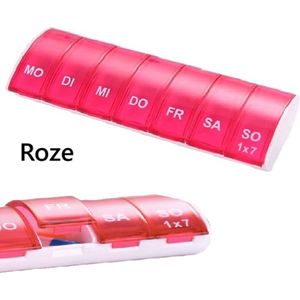 Pillendoosje I Pillendoos I Medicijn Doosje I Pil Box I 7 dagen I 1 Week I Maandag t/m Zondag I Roze
