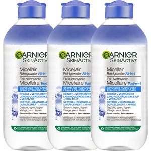 Garnier - SkinActive - Micellair Reinigingswater - 3 x 400 ml - Voordeelverpakking