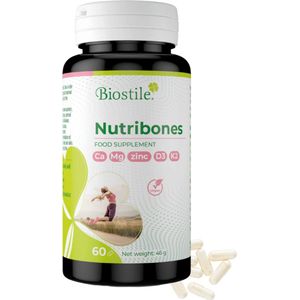 Biostile – Nutribones – Calcium – Magnesium – 60 Capsules