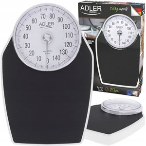 Mechanische weegschaal Adler AD 8177 - 150 kg, grote breedte 20 cm