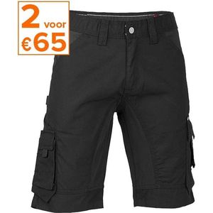 4WORK Marbella Short TCX Korte Werkbroek Zwart Heren