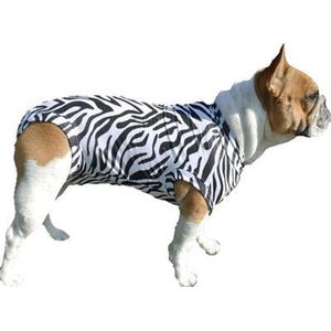 Medical Pet Shirt Hond Zebra Print - XL