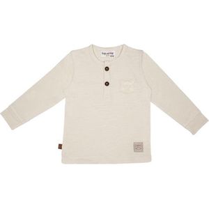 Frogs and Dogs - Raccoon LS shirt Baby | Beige - Katoen - Maat 50/56