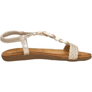 Sub55 - Sandalen Plat - Goudkleur - Espadrilles