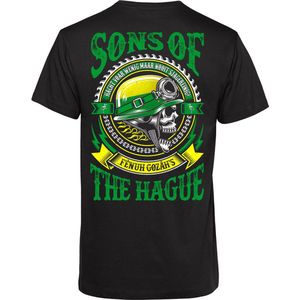 T-shirt Sons Of Den Haag | Kerstcadeau | Cadeau voor man | Vaderdag | Zwart | maat XXL