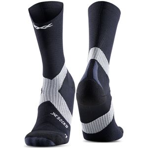 X Socks - Bike Expert - Crew Socks - Zwart - Donkergrijs