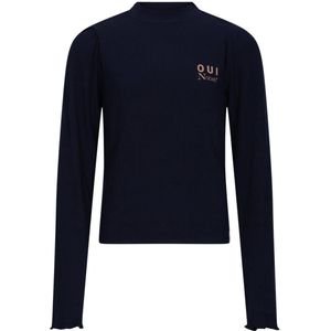 NoBell' - Krop Rib Jersey Essential Crop Top - Navy Blazer - Maat 170-176