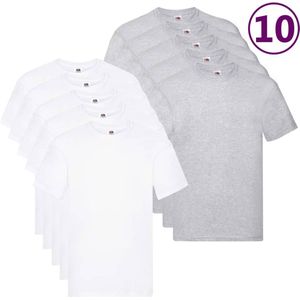 Fruit of the Loom T-shirts Original 10 st L katoen
