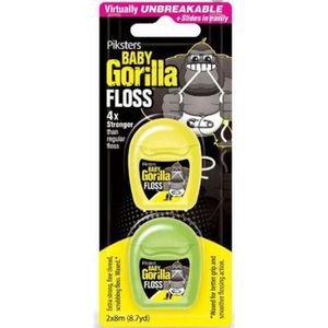 Piksters Gorilla Floss Waxed X-Strong Twin-Pack