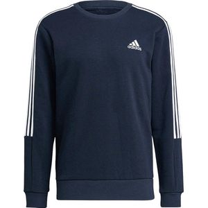 adidas - Performance Essentials Cut 3S Sweater - Blauwe Sweater - M - Blauw