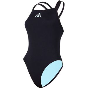 Aquasphere Essential Open Back Zwemkleding Zwart FR 48 Vrouw