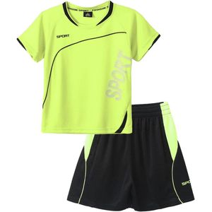 Sportpak voor kinderen - Sneldrogend T-shirt en Shorts voor Voetbal en Basketbal