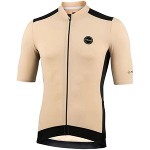 Nalini - Heren - Fietsshirt - Korte mouwen - Wielrenshirt - Zomer - FIVE POCKETS JERSEY - BLACK/PRISTINE - XXL