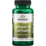Swanson Health Ginger & Turmeric - 60 capsules - Swanson