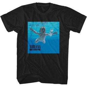 Nirvana - Nevermind Album Heren T-shirt - L - Zwart