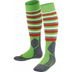 Skisokken Falke Kids SK2 Intermediate Stripes Vivid Green