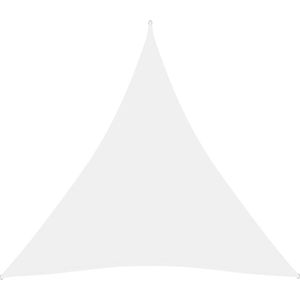 vidaXL-Zonnescherm-driehoekig-5x5x5-m-oxford-stof-wit