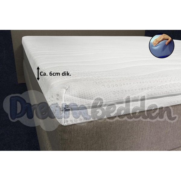 Hotel Topper - 140x190 - STEVIG - HR45 Koudschuim - ca. 10 cm dik - Cool &  Fresh