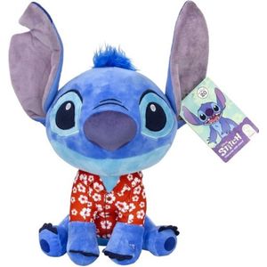 Stitch Hawaii Knuffel Disney Junior 30 cm Pluche Blauw - Play By Play