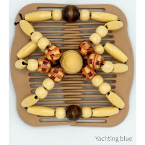 Haarkammen - dubbel - met kralen - haarclip - dubbele kam - kralen - haarclips dames -