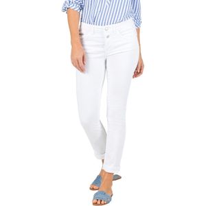 TIMEZONE Dames Jeans Broeken SLIM NALITZ 7/8 slim Fit Wit W 31 Volwassenen