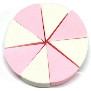 Make-up Sponzen Set - 8 Delig - Wit-Pink