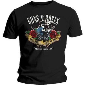 Guns N' Roses - Here Today & Gone To Hell Heren T-shirt - XL - Zwart