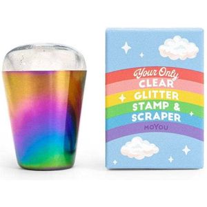 MoYou London - Glitterstempel en schraper