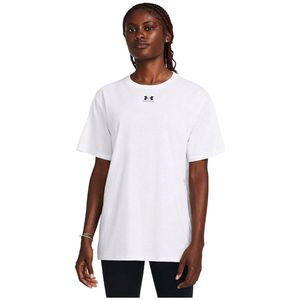 Under Armour - Campus Oversize - T-shirt - Wit - Korte Mouwen