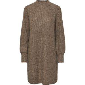 PIECES PCNATALEE LS O-NECK KNIT DRESS NOOS BC Dames Jurk - Maat XS