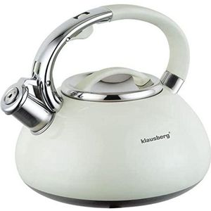 Klausberg KB-7076 fluitketel - 3L - rvs - alle warmtebronnen - Beige