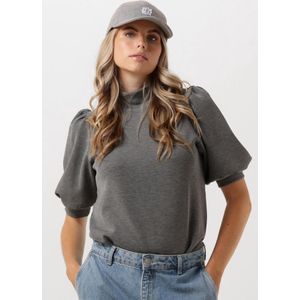 My Essential Wardrobe - 21 The Puff Blouse - Shirt - Grijs