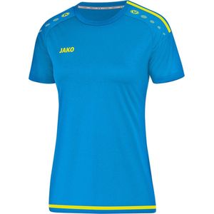 Jako Striker 2.0 SS  Sportshirt - Maat 38  - Vrouwen - blauw/geel