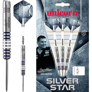 Unicorn Gary Anderson Silverstar 80% P1 - Dartpijlen 25 Gram