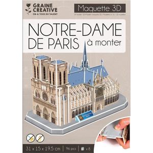 Puzzel 3D Maquette | Modelbouw 3D | Notre Dame Paris
