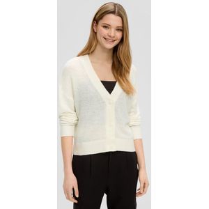 Vest - Effen - Knitwear - V-hals - Lange Mouw