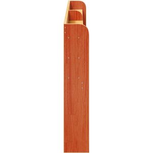 vidaXL - Hoofdbord - met - schappen - 180 - cm - massief - grenenhout - wasbruin