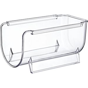 Excellent Houseware Flessenrek - koelkast organizer - stapelbaar - kunststof - wijnrek - 20 x 11 x 11 cm