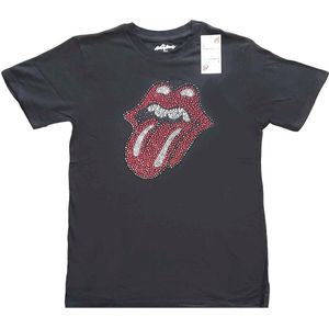The Rolling Stones - Classic Tongue Heren T-shirt - 2XL - Zwart