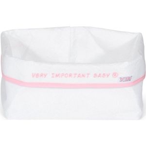 VIB® - Rompertje (overslag) Luxe Katoen - Oma's Knuffelbeertje (Roze-Wit) - Babykleertjes - romper - rompertjes - rompertjes met tekst - baby cadeau - baby aankondiging - overslagromper